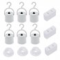 Living Glow 6-pack Multi-Socket Rechargeable LED Bulbs