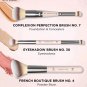 IT Cosmetics 3 Full Size Brushes Set & Luxe Case - NEW NEVER OPENED