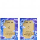 Nakery Beauty SkinRecovery Cleansing Massage (2) Bars with Magnesium 3.5 oz x 2 Nakery Beauty SkinRecovery Cleansing Massage (2) Bars with Magnesium 3.5 oz x 2
