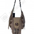 Sharif Legacy Museum Crocodile-Embossed Leather Fringe Hobo-Choose Color- Sharif Legacy Museum Crocodile-Embossed Leather Fringe Hobo-Choose Color-