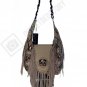 Sharif Legacy Museum Crocodile-Embossed Leather Fringe Hobo-Choose Color-