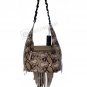 Sharif Legacy Museum Crocodile-Embossed Leather Fringe Hobo-Choose Color-