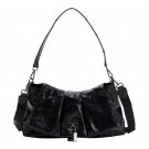 Sharif Legacy Leather Flap Handbag with Hang Lock Sharif Legacy Leather Flap Handbag with Hang Lock