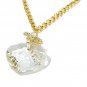 Heidi Daus Winter Heart Drop Necklace Only Clear