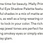 MALLY XO Primed & Powerful Eyeshadow & Primer Palette New In Box