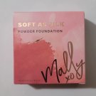 Mally Soft As Silk Powder Foundation (Rich)  0.28 Oz. Medium, New In Box