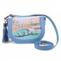 Ron White Amara Venice Leather Crossbody Saddle Bag MSRP $ 445.00 NWT