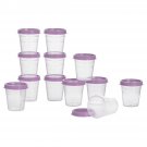 Tupperware® 24-piece Portion All Tupper Minis Super Set, Purple, New Tupperware® 24-piece Portion All Tupper Minis Super Set, Purple, New
