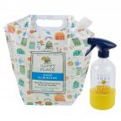 Happy Place 128 oz. Super Size Odor Eliminator with Glass Bottle -Fresh Linen-