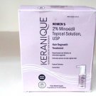 Keranique Hair Regrowth Treatment 2% Minoxidil - 3-pack - New in Open Box