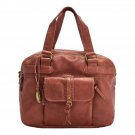Born Bonvini Leather Satchel Handbag Saddle Brown, New with Tags MSRP-$ 250.00 Born Bonvini Leather Satchel Handbag Saddle Brown, New with Tags MSRP-$ 250.00