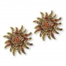 Heidi Daus Sun Queen Crystal Earrings