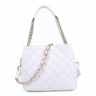 Ron White Easton Quilted Nappa Leather Satchel Bag White Ron White Easton Quilted Nappa Leather Satchel Bag White