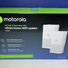 Motorola MH7022 2-Pack AC2200 Tri-Band Mesh Whole Home WiFi System NIB Motorola MH7022 2-Pack AC2200 Tri-Band Mesh Whole Home WiFi System NIB