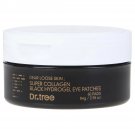 DR  TREE Dear Loose Skin SUPER COLLAGEN BLACK HYDROGEL (60) EYE PATCHES 2.96 OZ