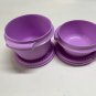 Tupperware 16-piece Heritage Round Mini Bowls W/ Lids Set-Yellow-NEW