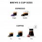 Nespresso Vertuo Espresso Maker - Matte Black, Machine + Milk Frother + Capsules