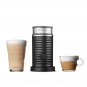 Nespresso Vertuo Espresso Maker - Matte Black, Machine + Milk Frother + Capsules