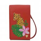 Anuschka Jungle Queen Leather Smart Phone Crossbody Purse -Choose Your Color- Anuschka Jungle Queen Leather Smart Phone Crossbody Purse -Choose Your Color-