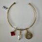 Heidi Daus "Mix It Up" Collar Charm Necklace 16"-Choose Color-NWT