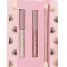 SKINN Dawn to Dusk Firming Eye Shadow Duo with Brush (pink pearl, terra rosa)