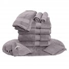 Joy CleanBoss Bath Makeover 12pc USA Cotton Towel Set w/Rug Joy CleanBoss Bath Makeover 12pc USA Cotton Towel Set w/Rug