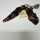 Patricia Nash Metal Keychain Handbag Charm with Scarf Accent BRAND NEW WITH TAGS Patricia Nash Metal Keychain Handbag Charm with Scarf Accent BRAND NEW WITH TAGS