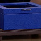 Colleen's Prestige Jewelry and Ring Box with Removable Tray Navy Blue Colleen's Prestige Jewelry and Ring Box with Removable Tray Navy Blue