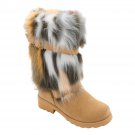 BEARPAW Junia Tall Suede Boot with Bear Coat