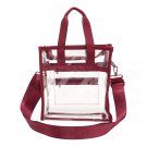 Samantha Brown Think Clear Stadium Shoulder Bag Tote Samantha Brown Think Clear Stadium Shoulder Bag Tote