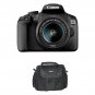 Canon EOS-2000DDSLR Camera (Kit with EF-S 18-55mm IS II Lens) + Ultimaxx Bag