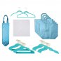 The JOY Hangers Best Gifts Ever 65-PC Mega Set with Bags Aqua (Distressed Box)