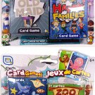 Granfix Old Maid & Happy Families + Fish & Zoo Bataille - Cards Game (Set of 4)