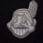 MLB New Era Cleveland Indians Chief Wahoo White Metallic Snapback Not topperz