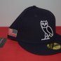 OVO X New Era Owl Drake Fitted Hat 59Fifty USA Flag not hatclub mlb nba Raptors