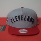 MLB New Era Cleveland Indians Wahoo Script Snapback RARE Older Style A Frame hat