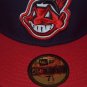 MLB New Era Cleveland Indians Chief Wahoo 3M reflective RARE 59Fifty Hat Not NFL
