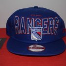 NHL New Era New York Rangers Snapback Hockey Hat 9Fifty RARE OLDER STYLE not AHL