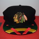 NHL New Era Chicago Blackhawks VINTAGE Fitted Hat 59Fifty RARE Older New Era Cub