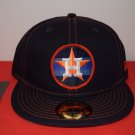 MLB New Era Houston Astros SAMPLE Fitted Hat 59Fifty RARE not NASA Orbit hatclub
