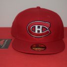 NHL New Era Montreal Canadians Hockey Fitted Hat 59Fifty RARE not NFL MLB NBA