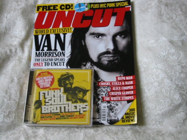 Uncut magazine 98 Van Morrison interview. 16 track âFunk Soul Brothersâ CD