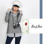 Cotton Shirt with Jumper Look Blouse