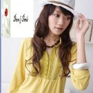 Yellow Cotton Jersey Top