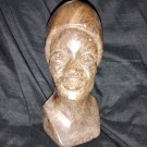 Zimbabwe Woman Soapstone Head Sculpture