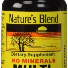 Nature's Blend Multi-Vitamin No Minerals 100 Tab