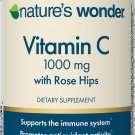 Nature's Wonder Vitamin C 1000 mg with Rose Hips Tablets for Immune Health, 250 Servings Nature's Wonder Vitamin C 1000 mg with Rose Hips Tablets for Immune Health, 250 Servings