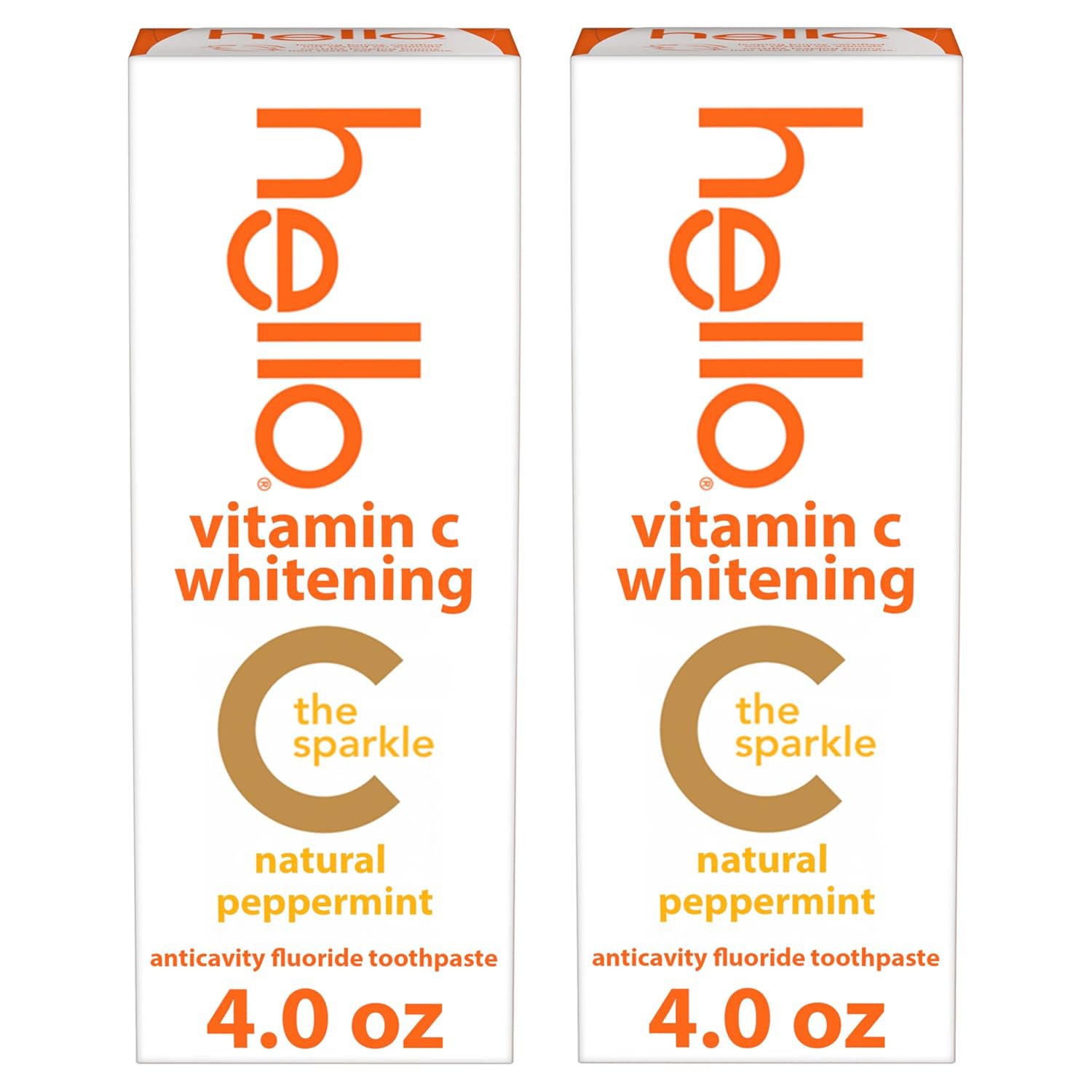hello Vitamin C Whitening Toothpaste with Fluoride, Whitening SLS Free ...