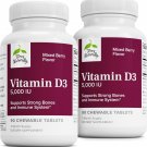 Terry Naturally Vitamin D3 - Bone Health & Bone Strength Support Supplement (Pack of 2) Terry Naturally Vitamin D3 - Bone Health & Bone Strength Support Supplement (Pack of 2)