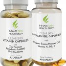 Clear Skin Acne Vitamin System | 20 Antioxidants, Botanicals & Minerals | 60 Count Pack of 2 Clear Skin Acne Vitamin System | 20 Antioxidants, Botanicals & Minerals | 60 Count Pack of 2